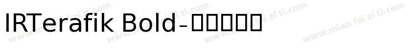 IRTerafik Bold字体转换